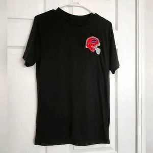 Buffalo bills helmet embroidered t-shirt